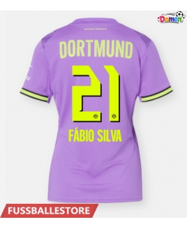 Günstige Borussia Dortmund Fabio Silva #21 3rd trikot Damen 2026-27 Kurzarm